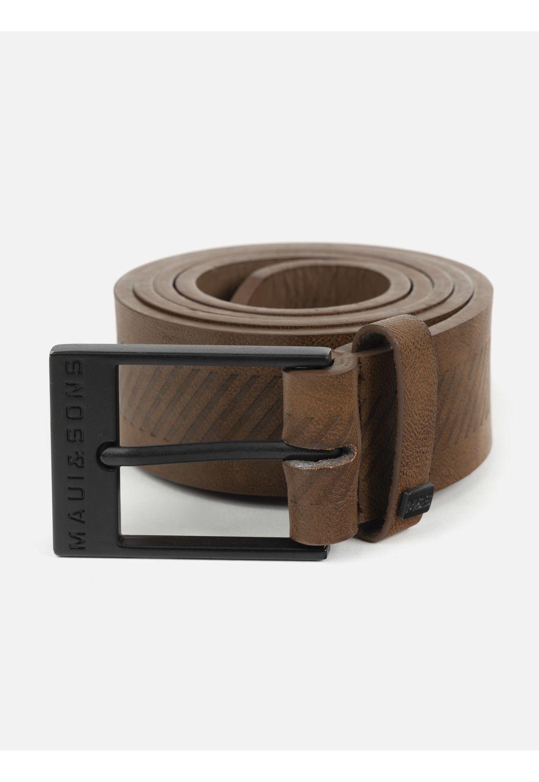 Cinturon 5AV136 Hombre Café Maui and Sons-0