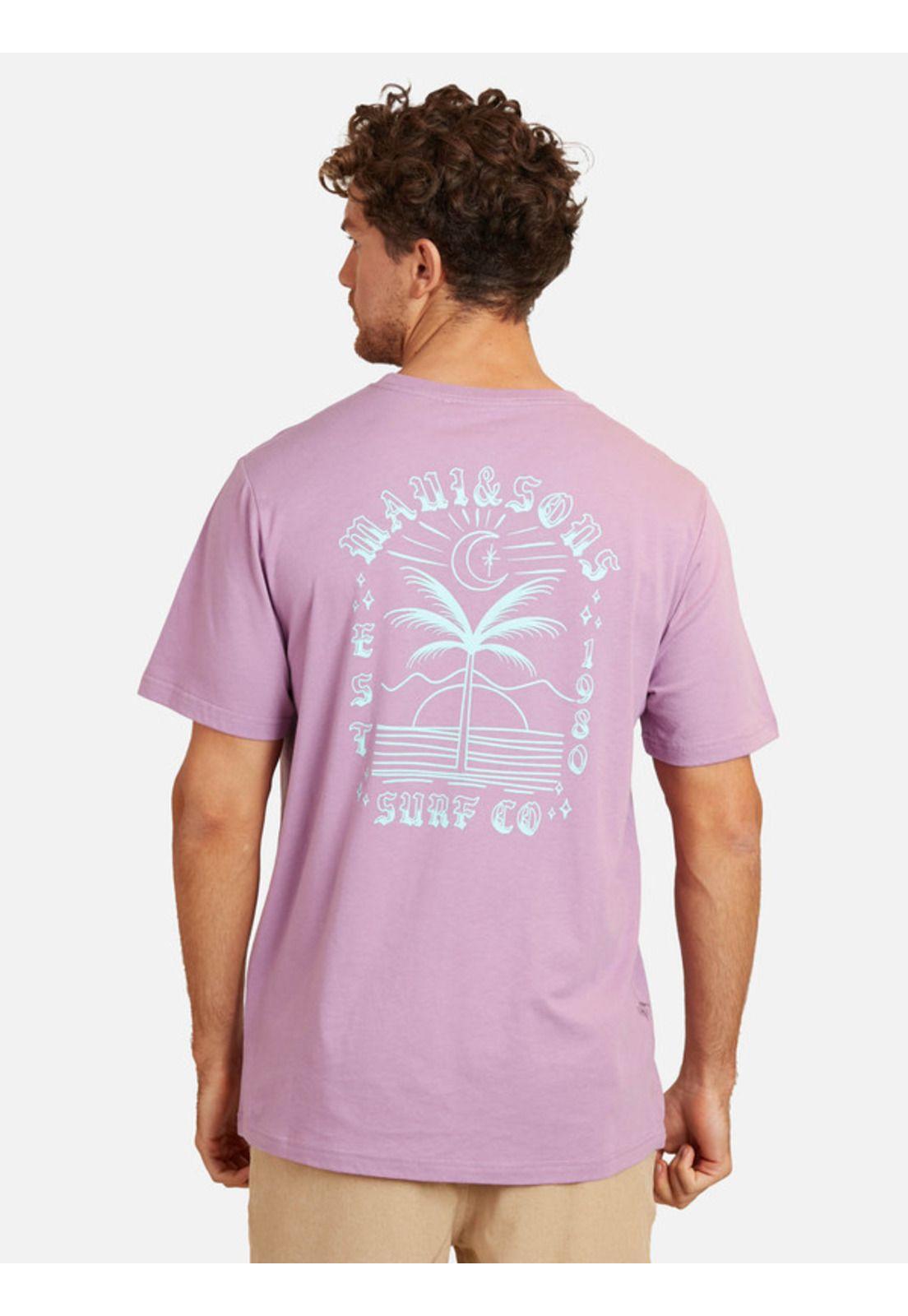 Polera MC SURF CO 1980 .TEES ORGANIC  Rosado Maui and Sons-1