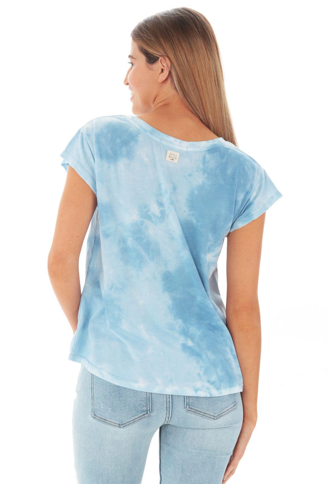 Polera M/C Mujer 5P424-WV21 Celeste-1