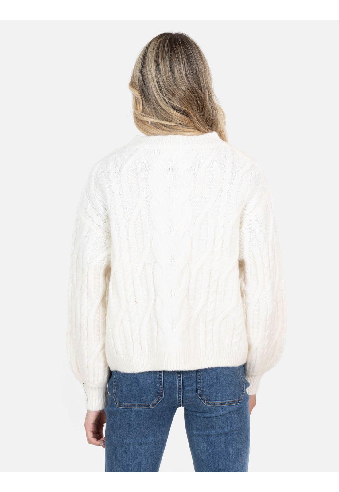 Sweater Alizee Blanco Mujer Maui And Sons-1