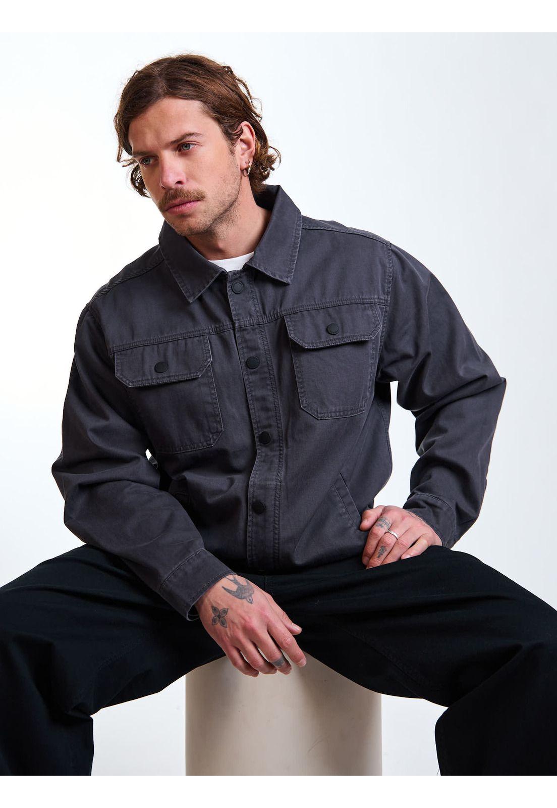 Chaqueta Tropic Gris Hombre Maui and Sons-7