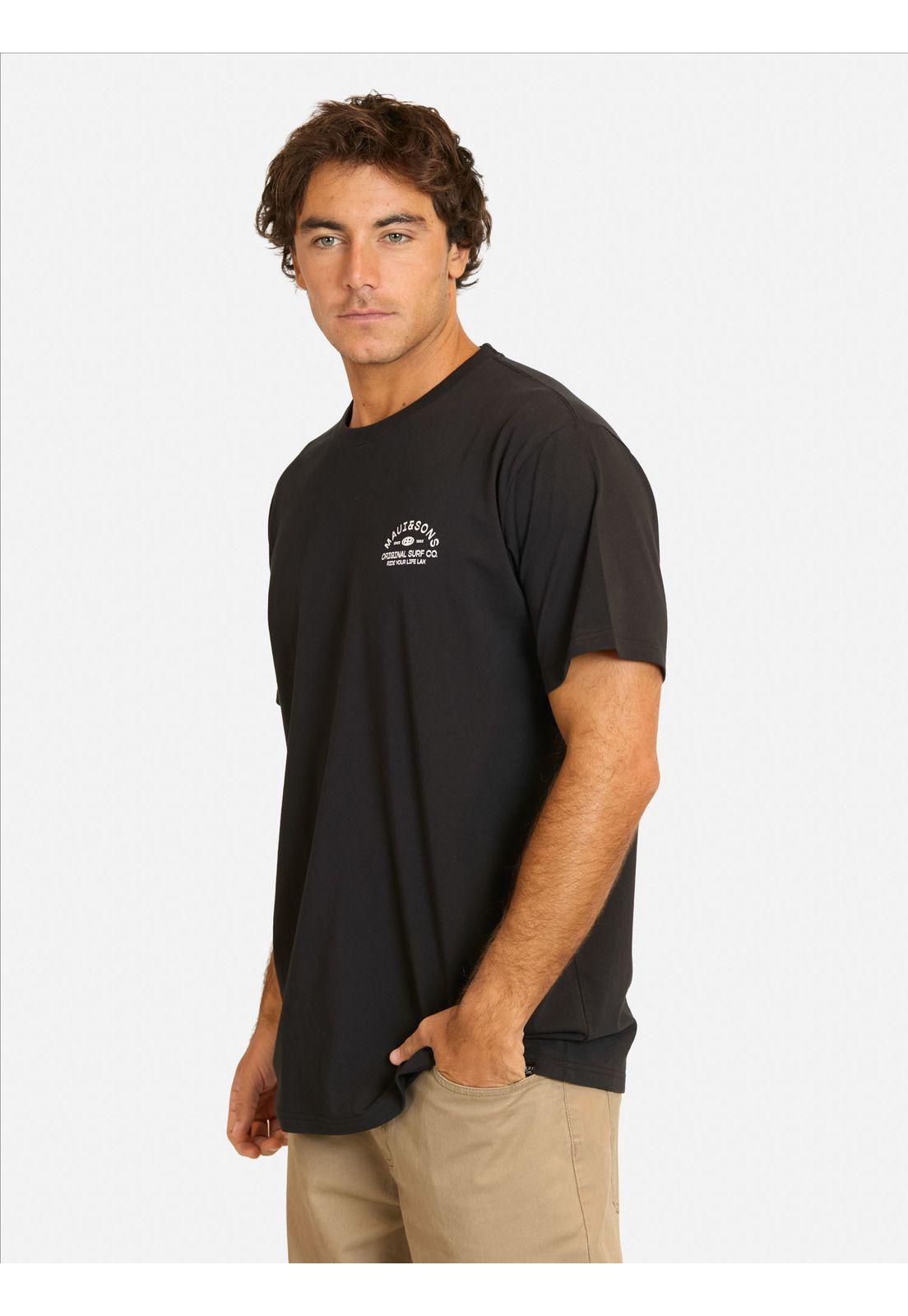 Polera MC Faxof Negro Hombre Maui And Sons-0