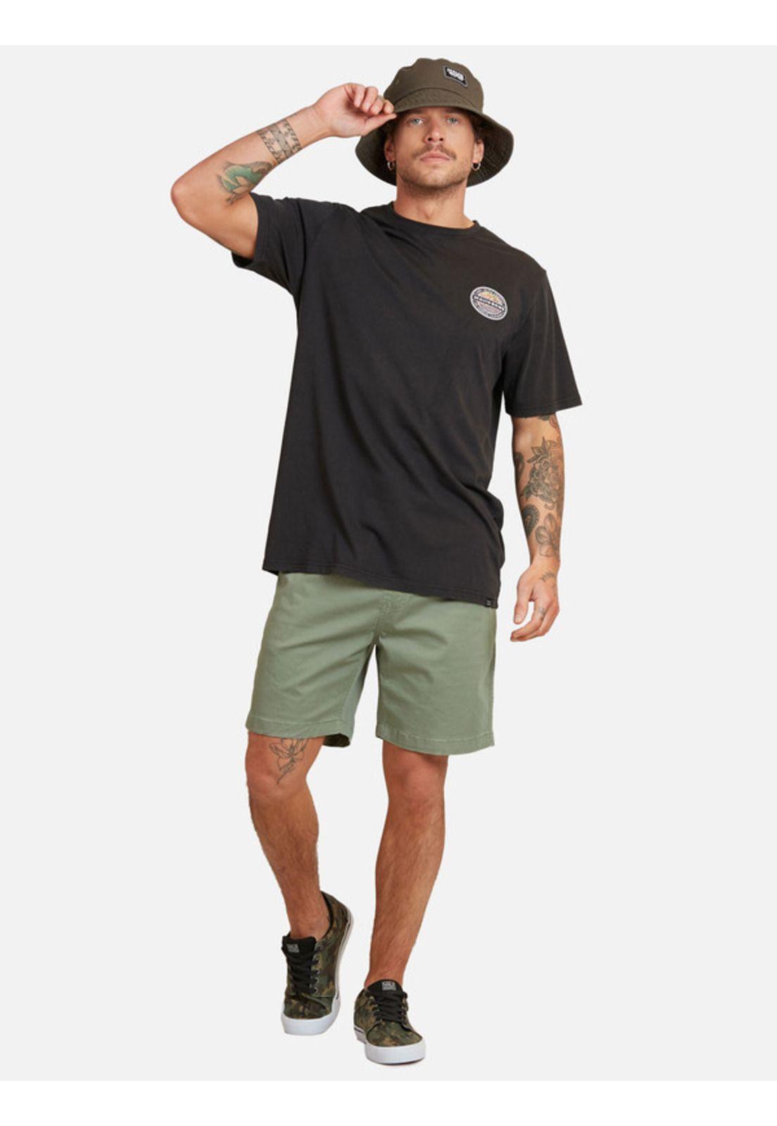 Polera Ovalimal Ss Tee Hombre Negro Maui And Sons-3
