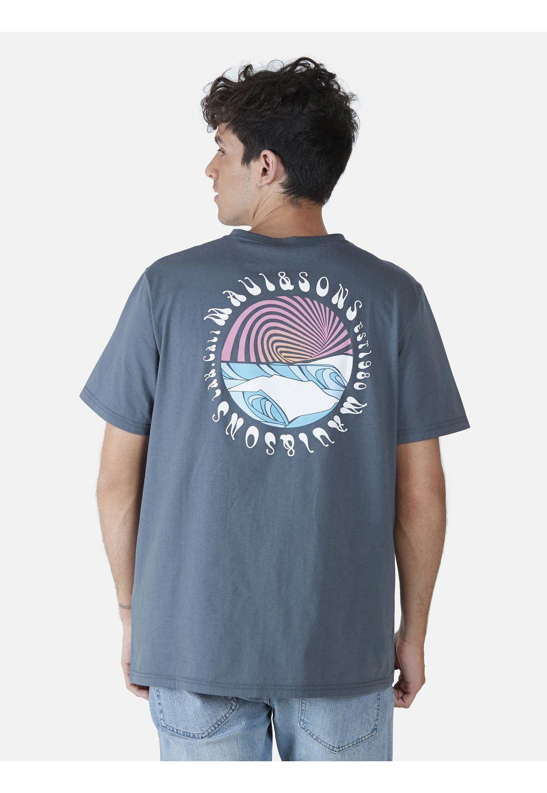 Polera  Hombre Gris Oscuro 5P371-MV22 Maui And Sons-1