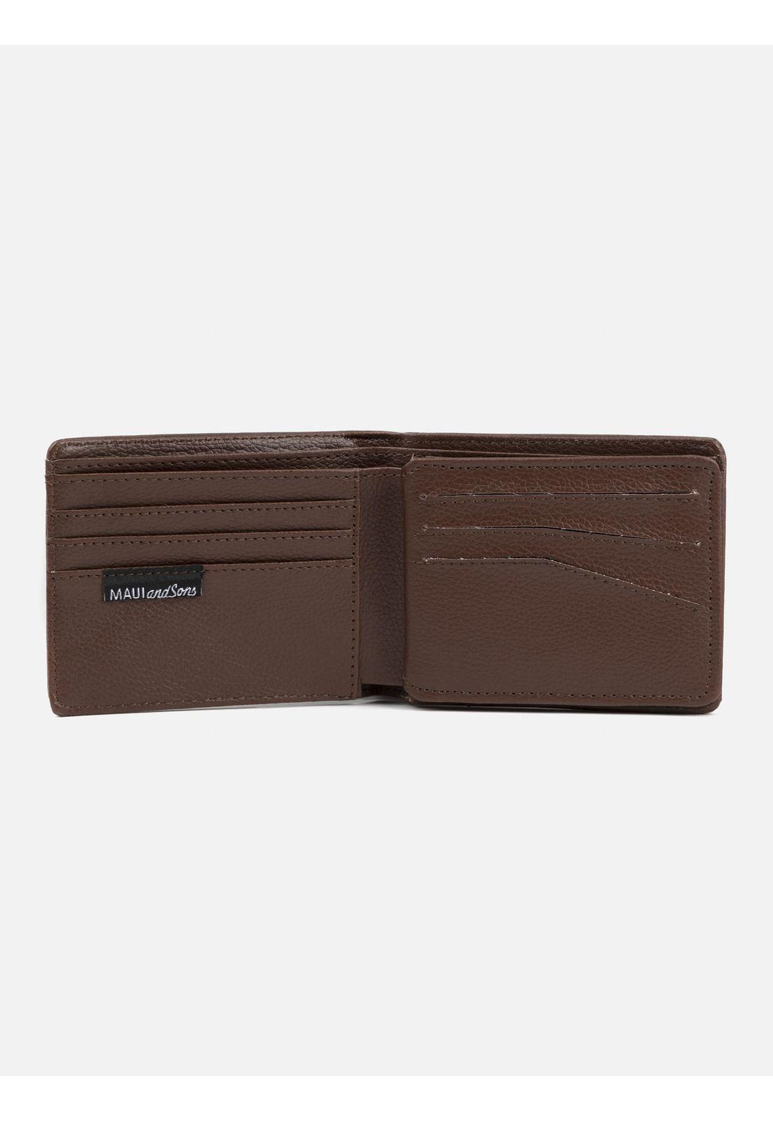 Billetera Hombre 5AB166-MT22 Café Maui and Sons-3