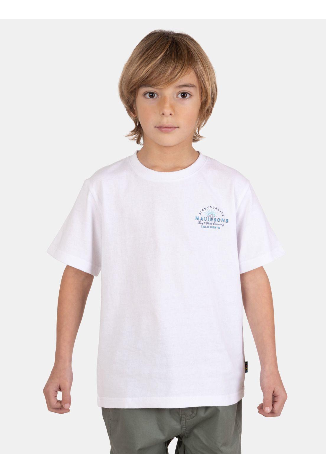 Polera MC HelioX Blanco Infantil Maui And Sons-0
