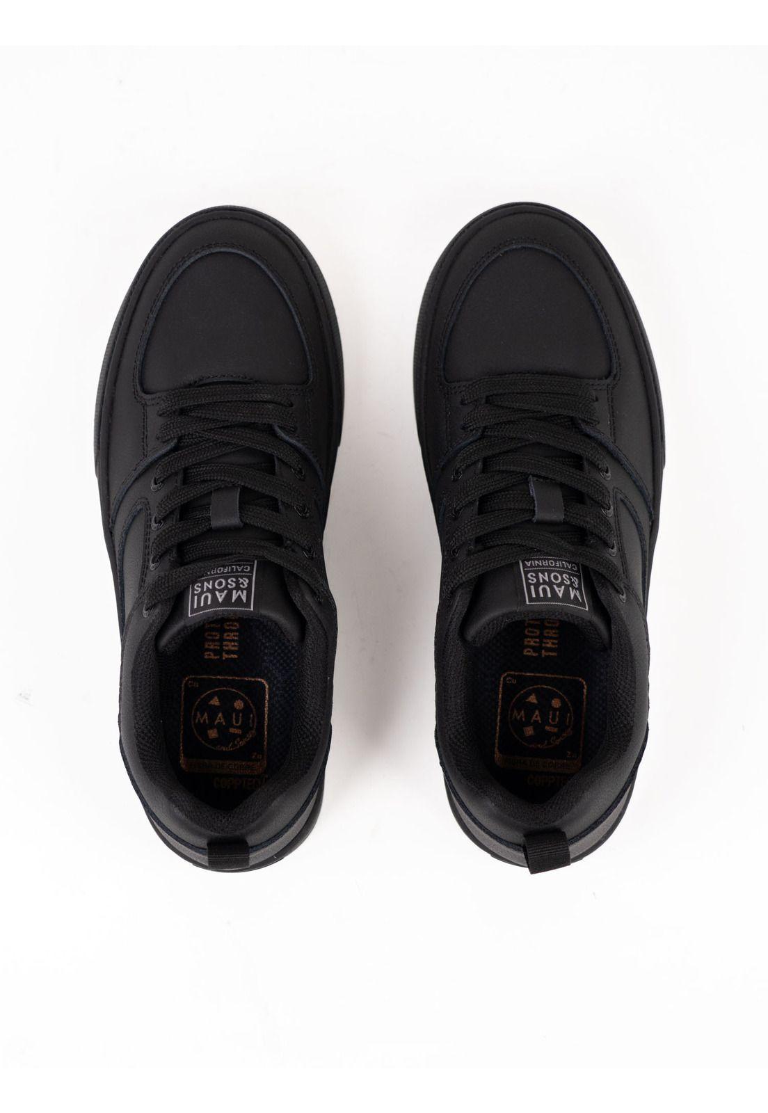 Zapatilla Escolar Drift Negro Hombre Maui and Sons-6