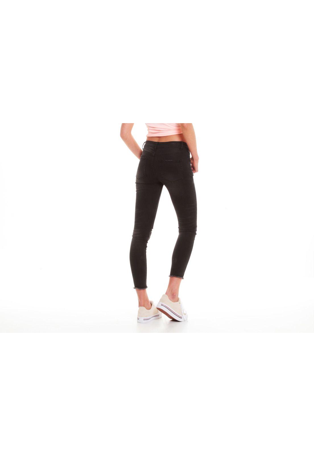 Pantalon Mujer 5N303-WV20 Negro Maui and Sons-1