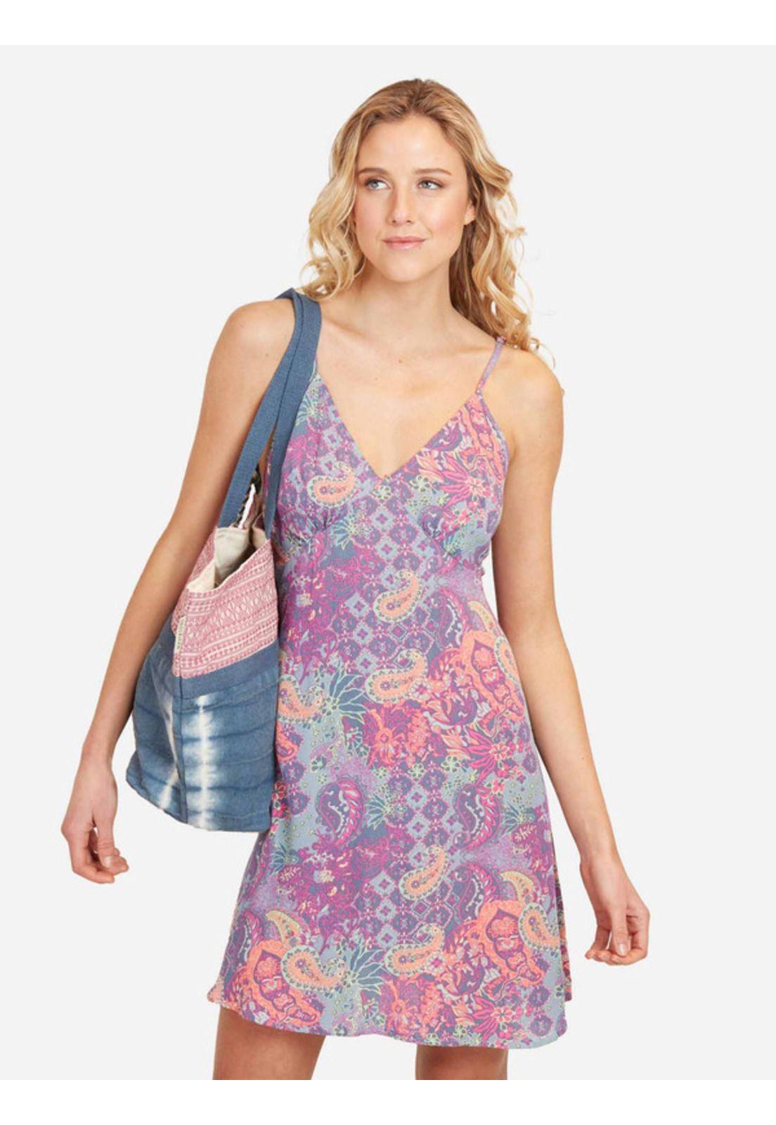 Vestido Paisly Mujer Multicolor Maui And Sons-0