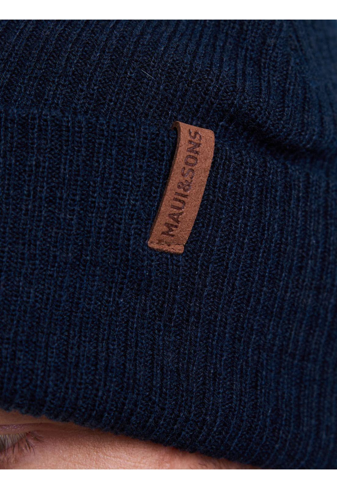 Gorro Cuff Azul Hombre Maui And Sons-3