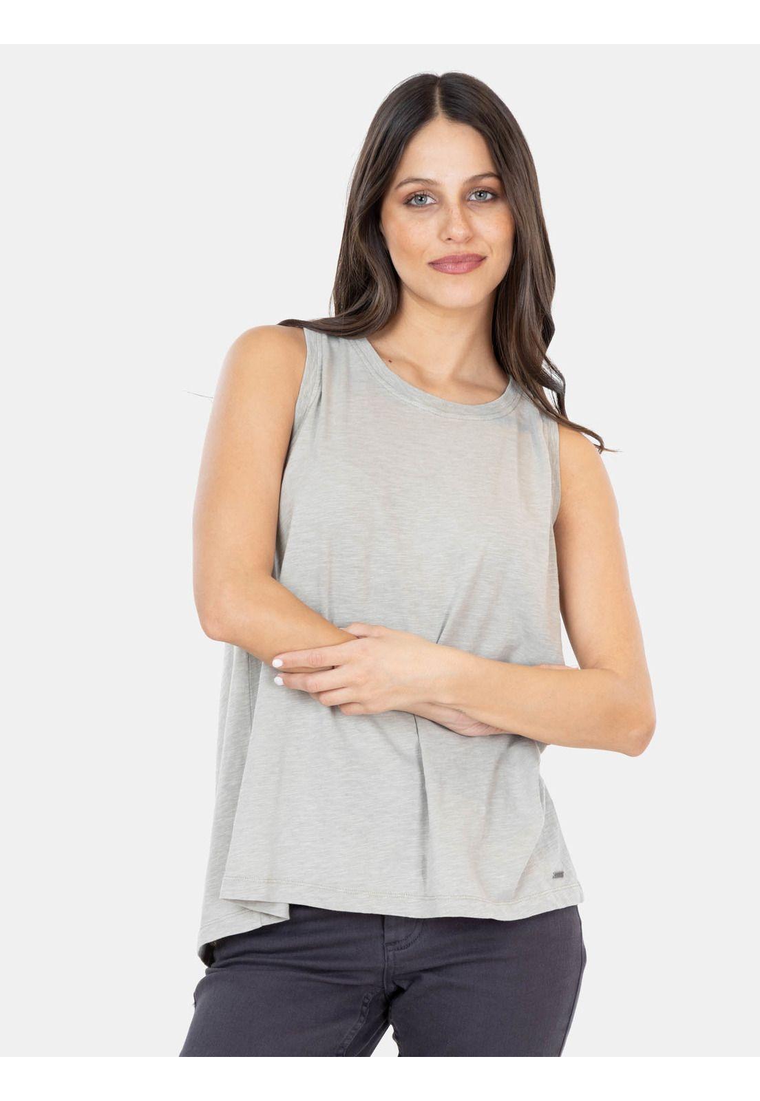 Polera MC Black Time Verde Mujer Maui And Sons-0