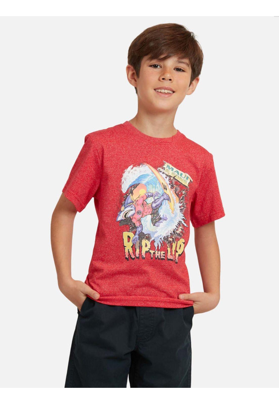 Polera Rip The Lip Niño Rojo Maui And Sons-0