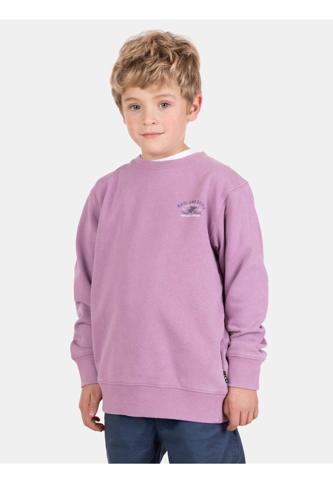 Poleron CR Nohea Burdeo Infantil Maui And Sons-0