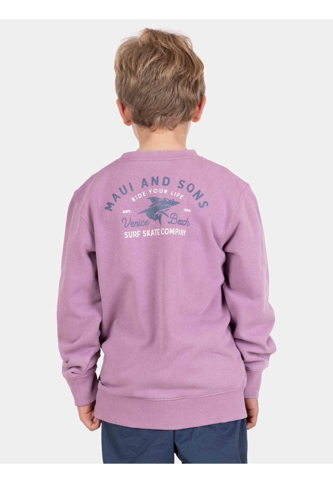 Poleron CR Nohea Burdeo Infantil Maui And Sons-1