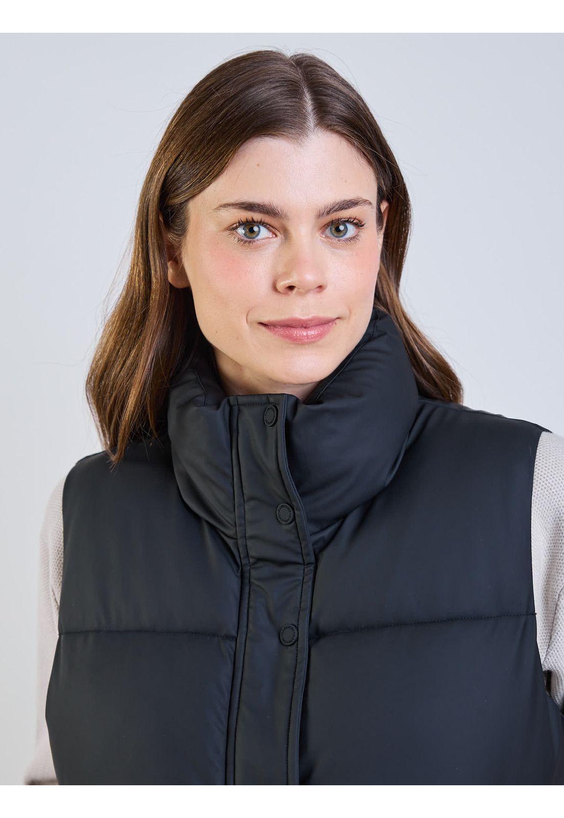 Parka Coral Negro Mujer Maui And Sons-6