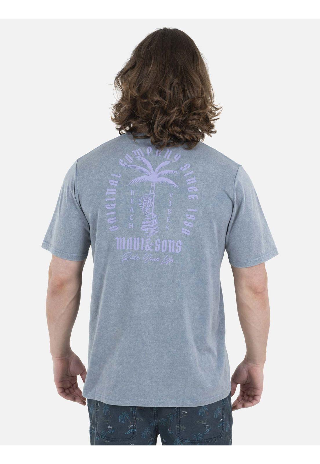 Polera Hombre 5P387-MV22 Gris Maui and Sons-1