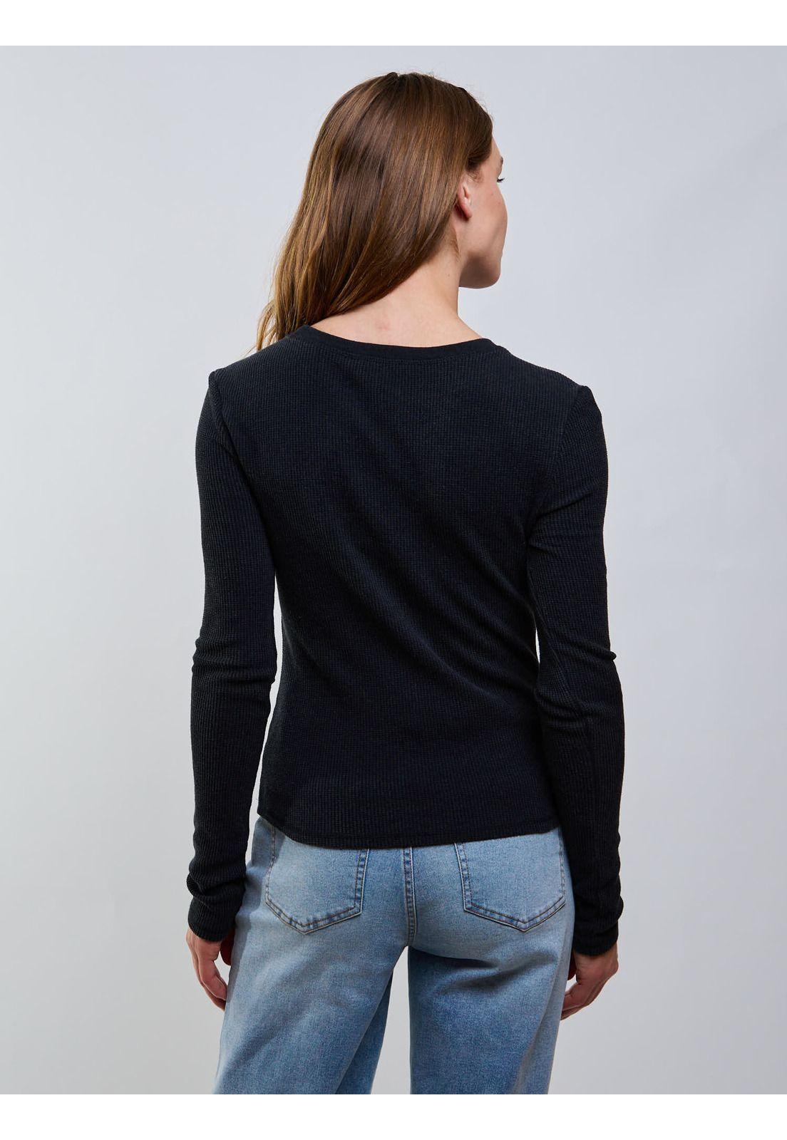 Polera ML Cerdeña Negro Mujer Maui And Sons-5