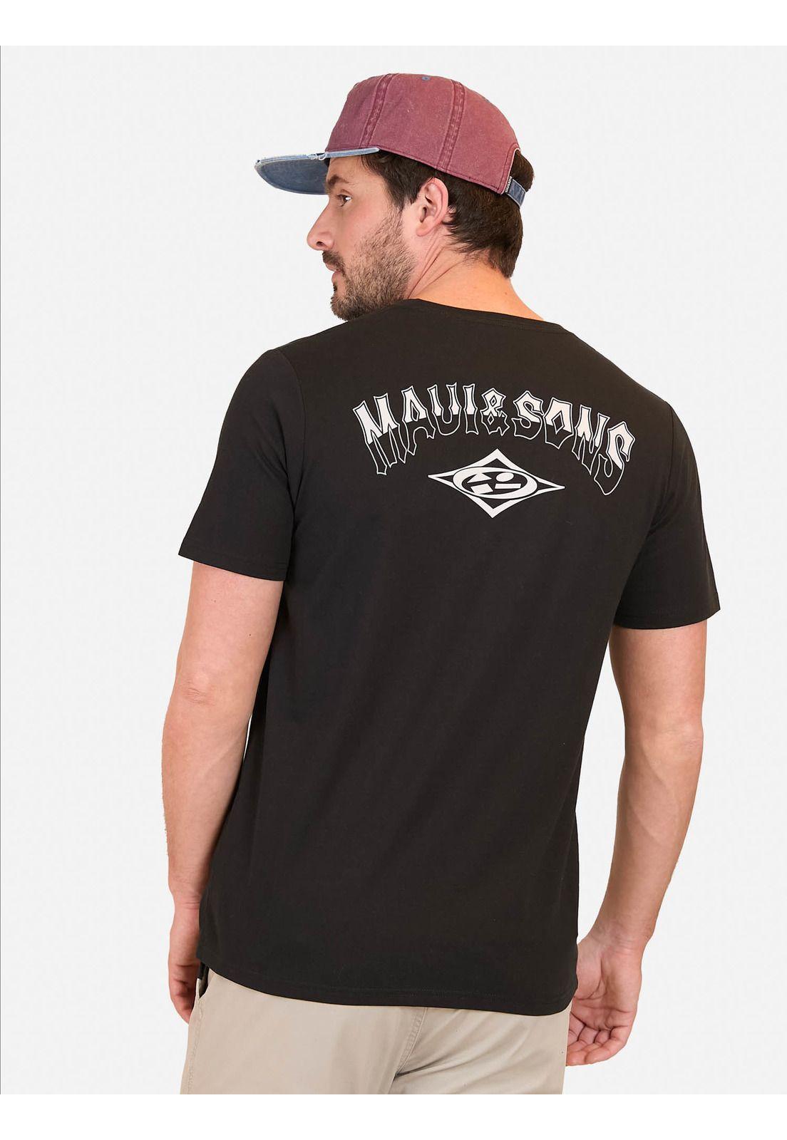 Polera MC Ocean Whispers Negro Hombre Maui And Sons-1