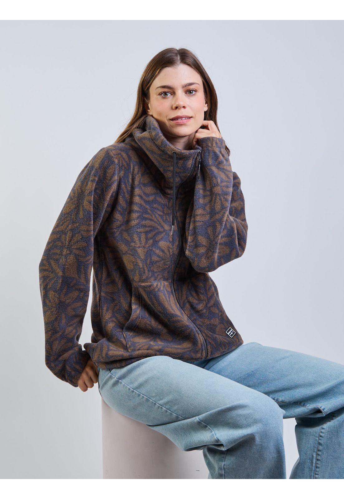 Poleron Polar Feather Gray Multicolor Mujer Maui And Sons-6