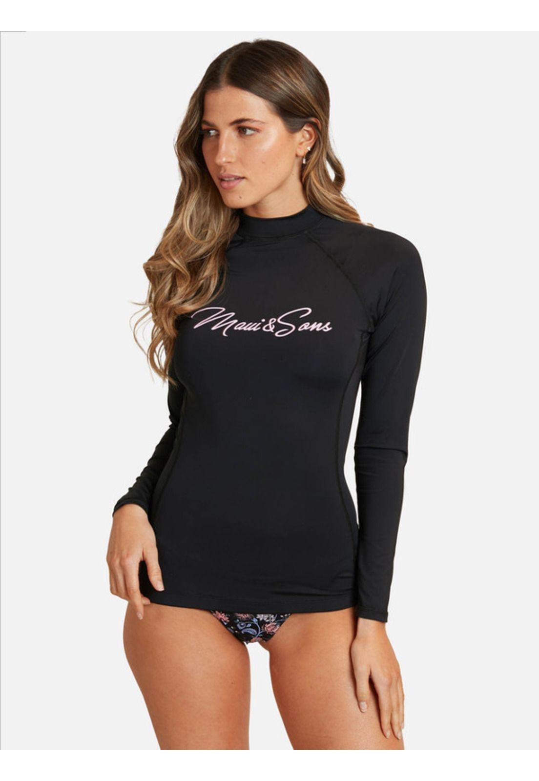 Polera UVP MysticSun Negro Mujer Maui and sons-0