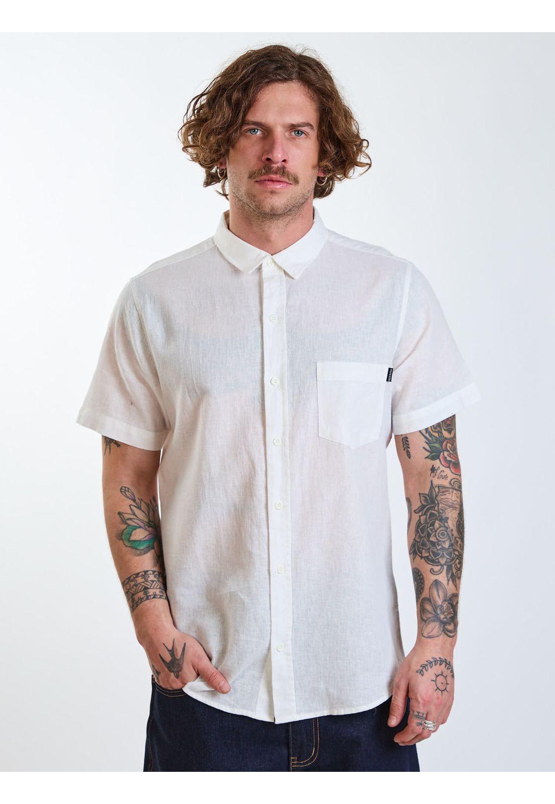 Camisa MC Koa Blanco Hombre Maui and Sons-0