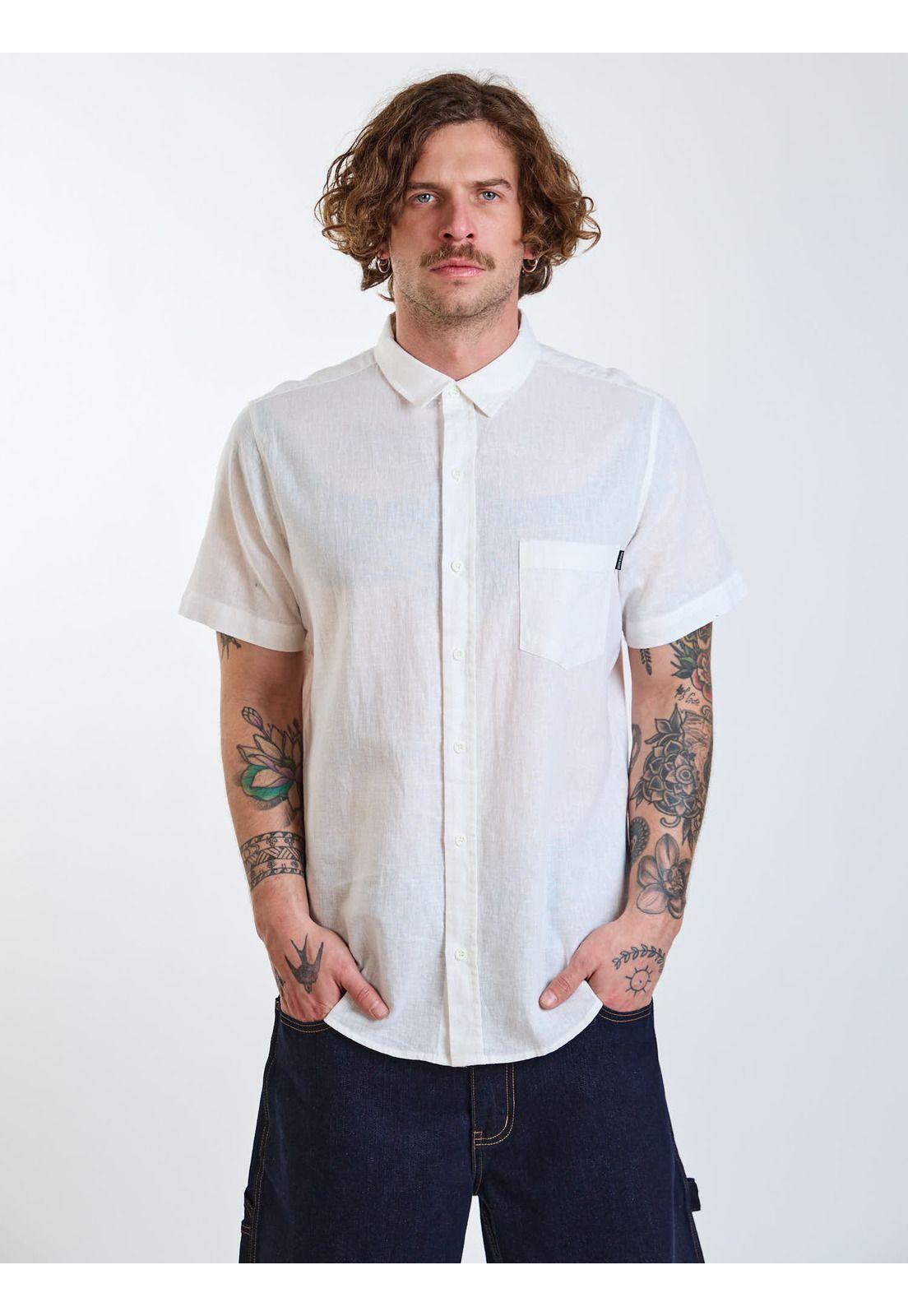 Camisa MC Koa Blanco Hombre Maui and Sons-5