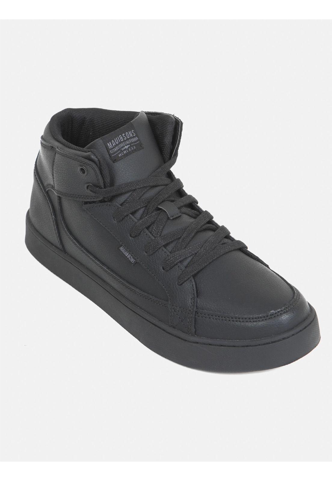 Zapatilla Escolar KULANUI Hombre Negro Maui and Sons-0