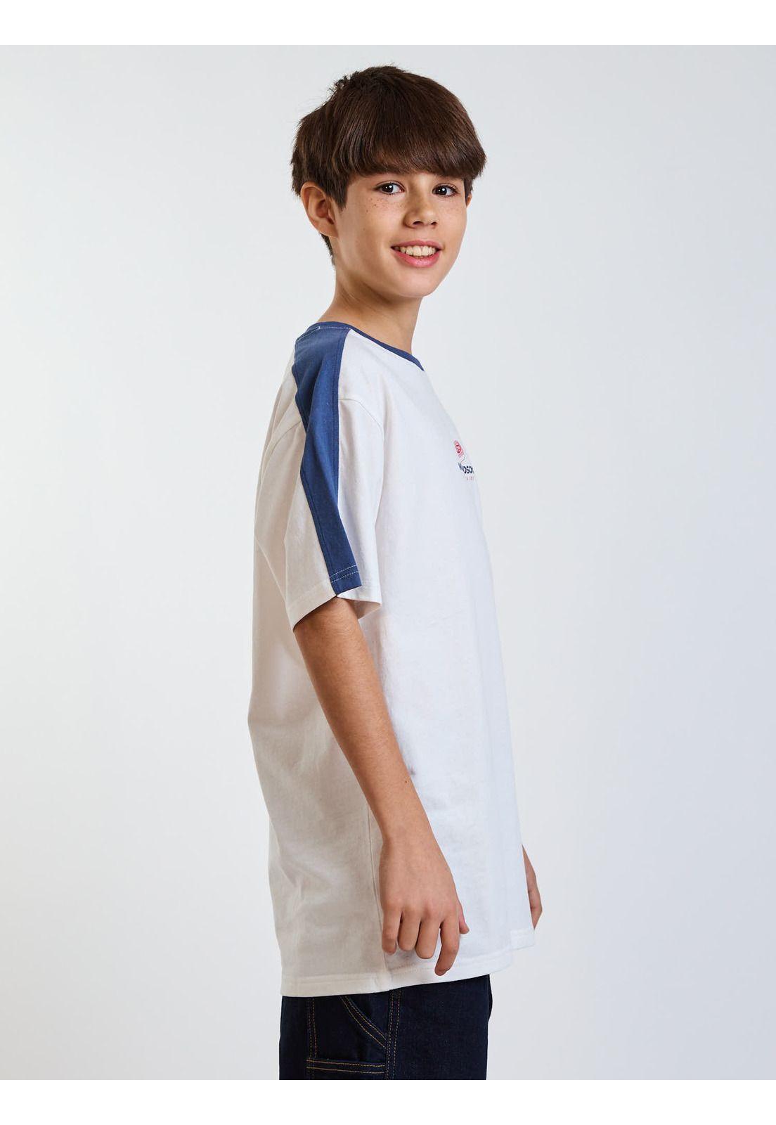 Polera MC Ride Blanco Infantil Maui and Sons-2