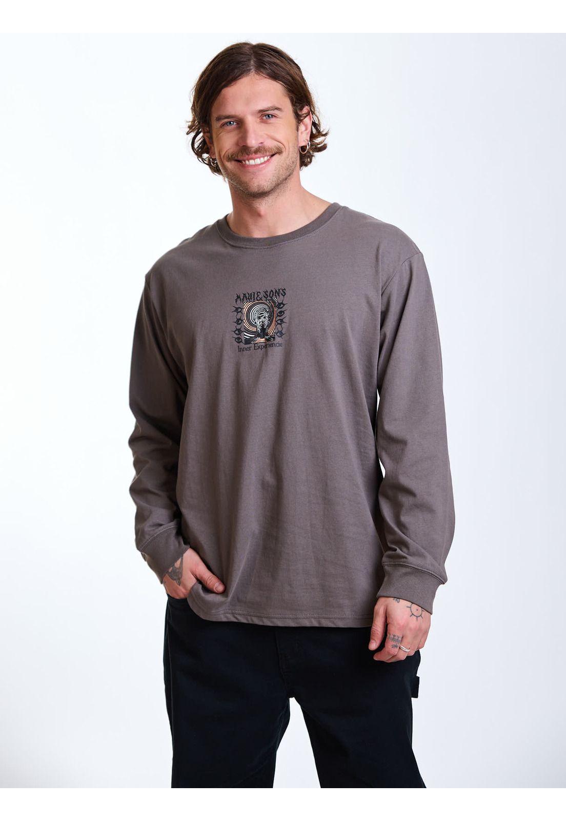 Polera ML Nomand Café Hombre Maui and Sons-5