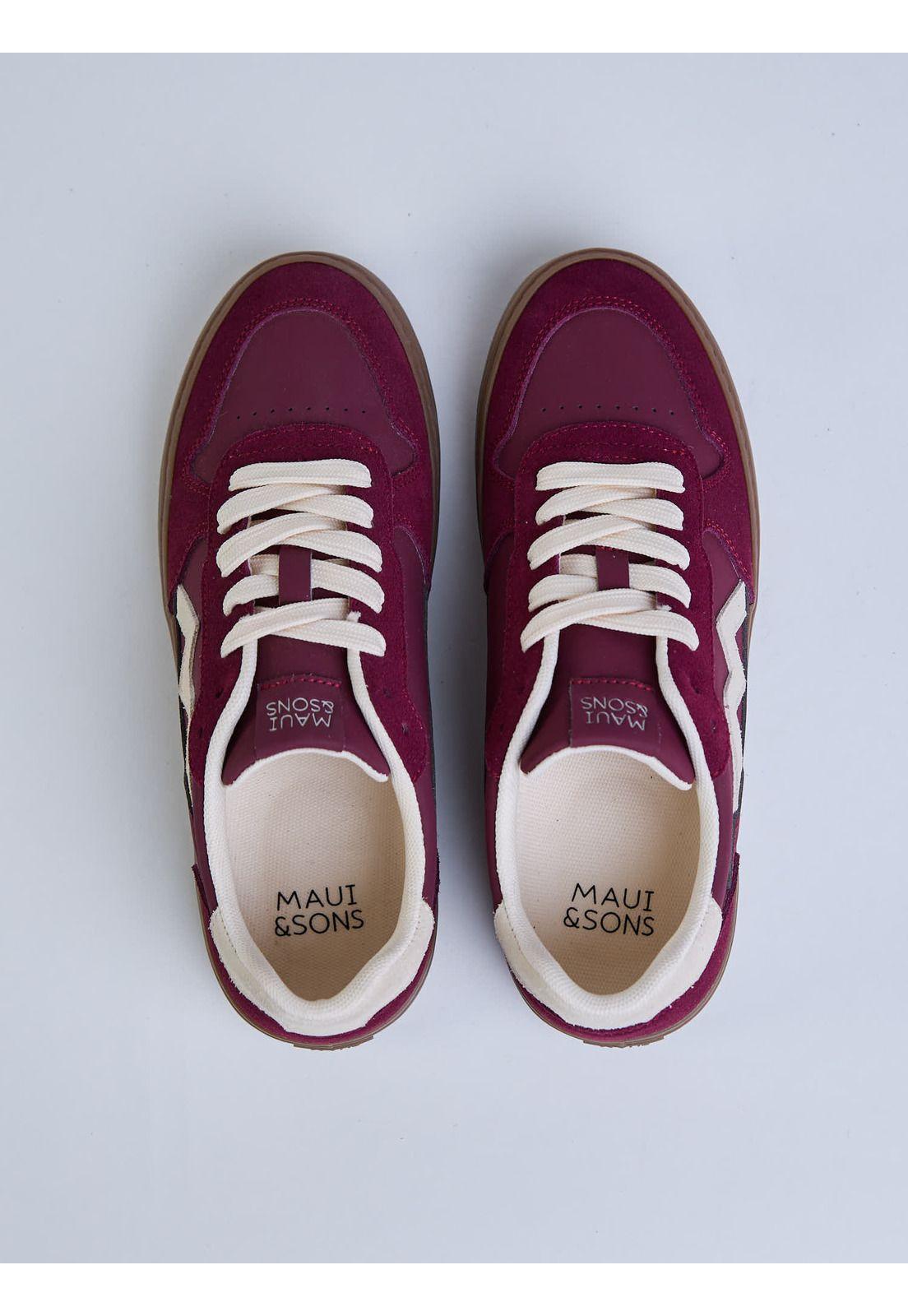 Zapatillas Kailo Burdeo Mujer Maui and sons-5