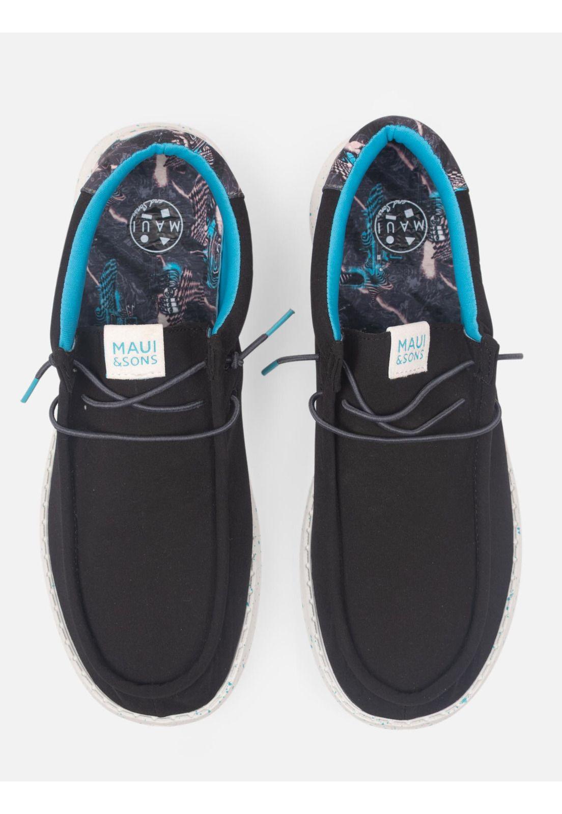 Zapatilla Solaris Negro Hombre Maui And Sons-3