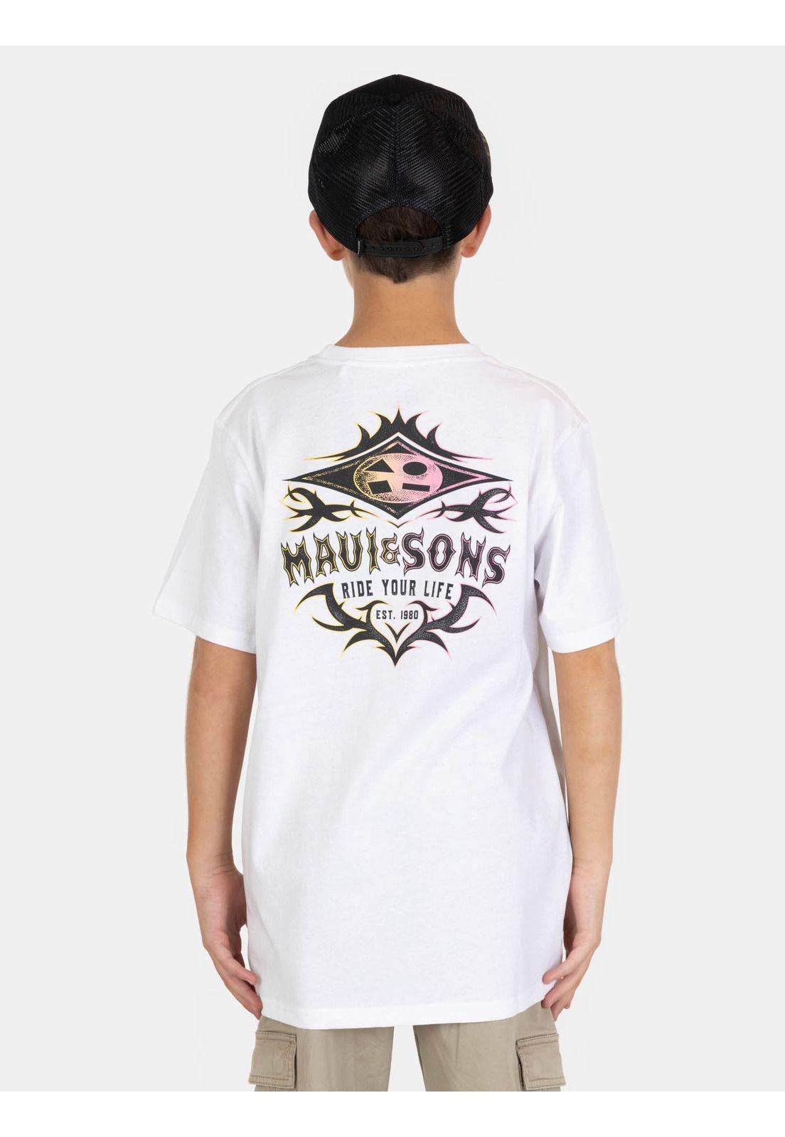 Pack Polera Jockey Oceaniax Blanco Infantil Maui And Sons-1