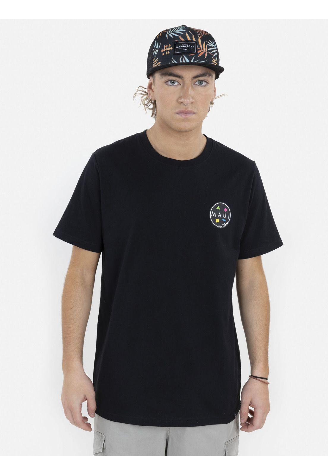Pack Polera Jockey 5AV1560 Hombre Negro Maui and Sons-0
