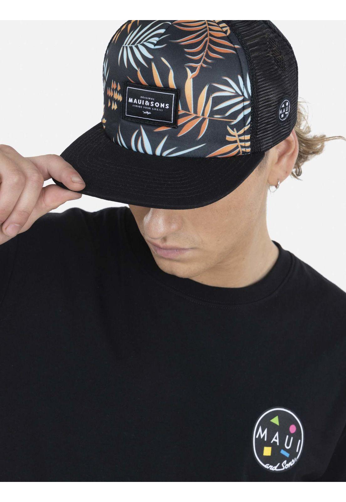 Pack Polera Jockey 5AV1560 Hombre Negro Maui and Sons-2