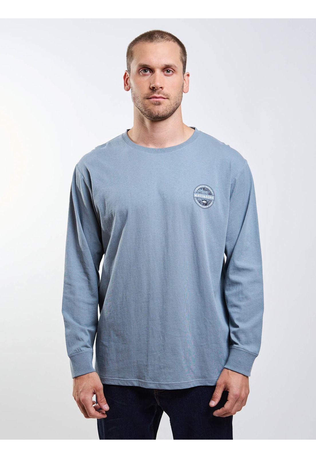 Polera ML Original Quality Gris Hombre Maui And Sons-5