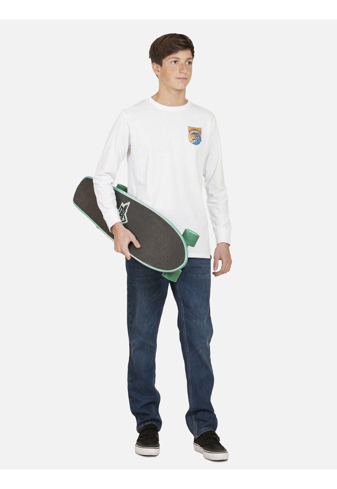 Polera CALACA CHILL SS TEE Juvenil Blanco Maui and Sons-3