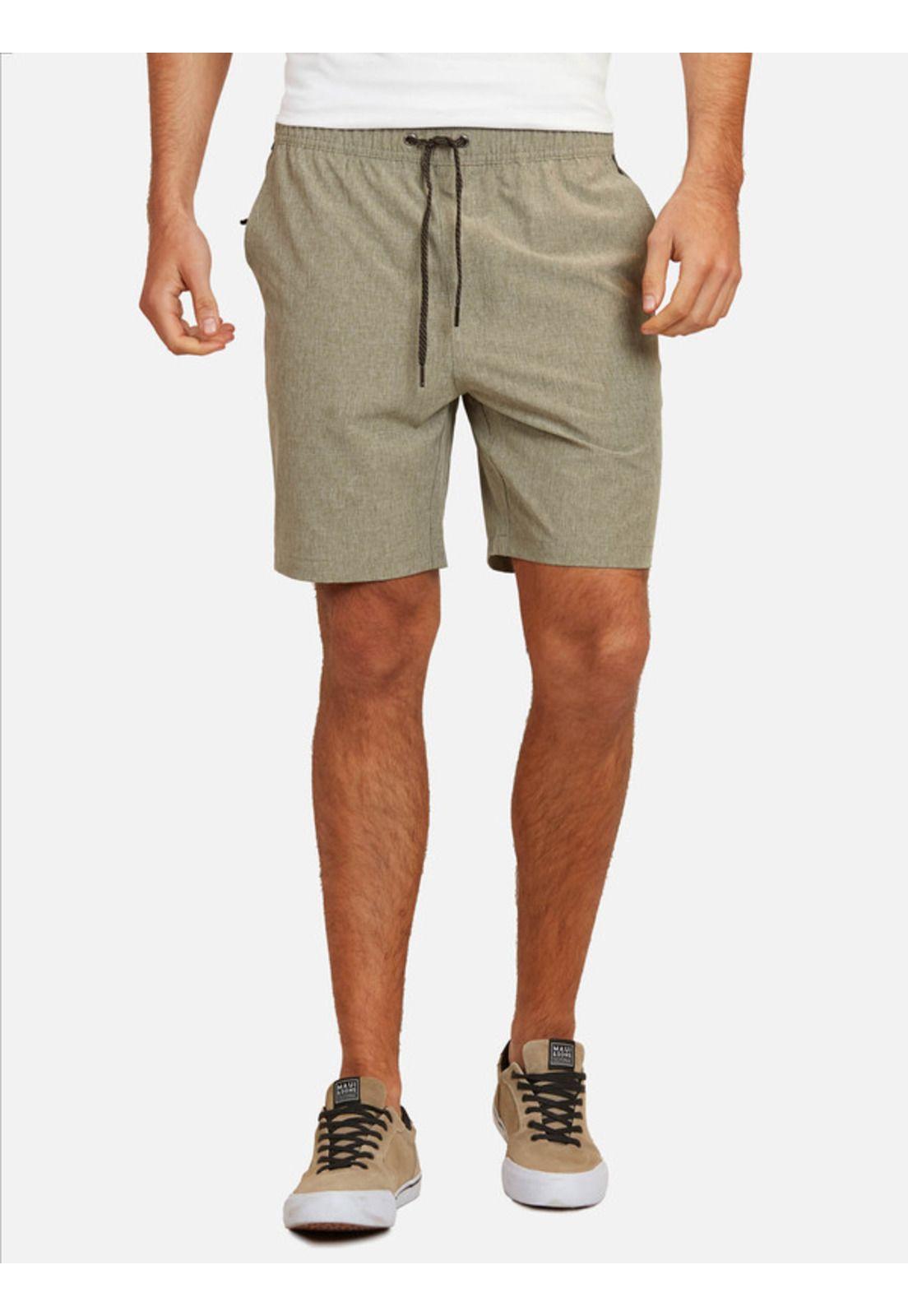 Bermuda Melange Jogger Hombre Verde Maui And Sons-0