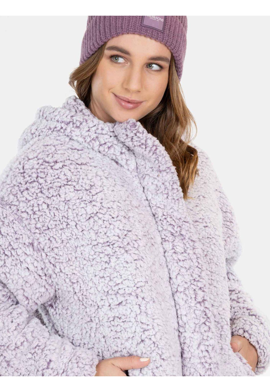 Poleron Chiporro Bright Sky Morado Mujer Maui And Sons-2