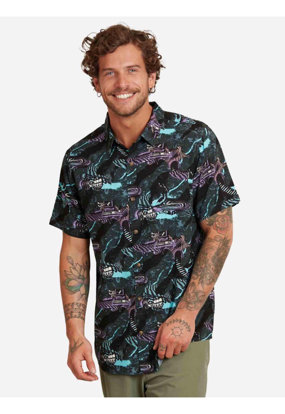 Camisa Mc 5C883 Hombre Multicolor Maui And Sons-0