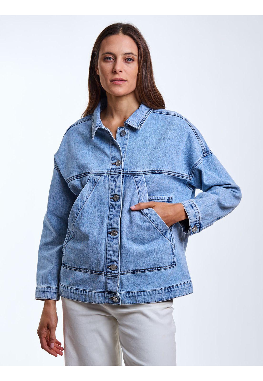 Jacket Aloha Celeste Mujer Maui and Sons-0
