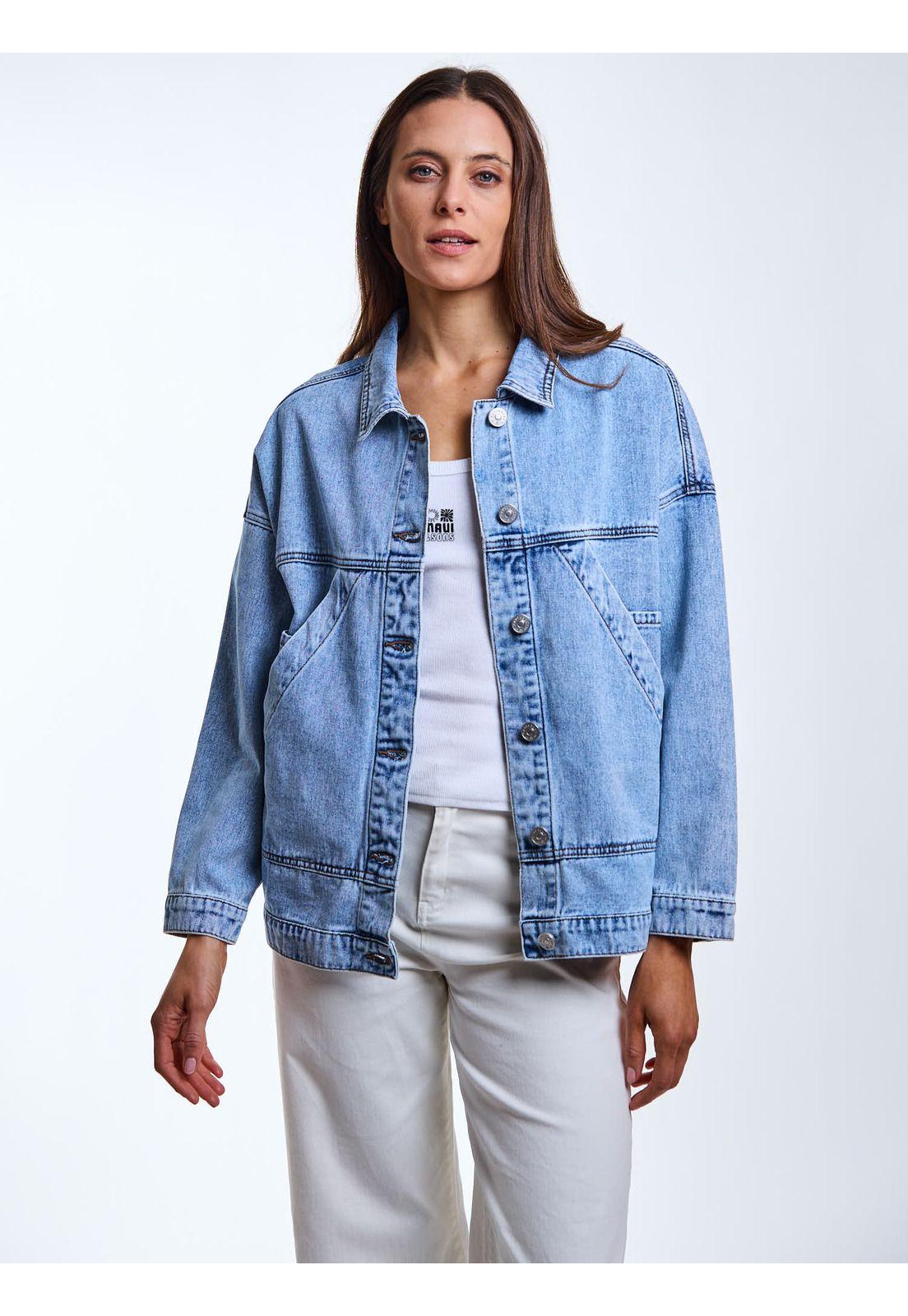 Jacket Aloha Celeste Mujer Maui and Sons-5