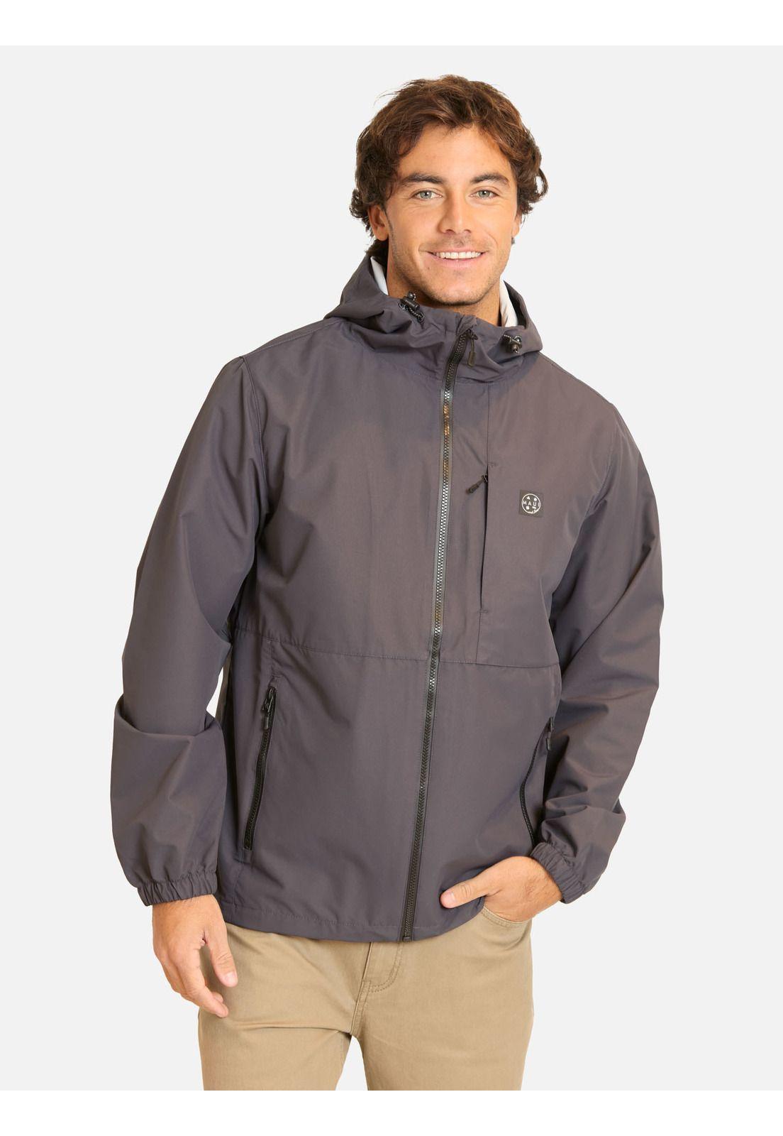 Cortaviento Elakai Gris Hombre Maui And Sons-0