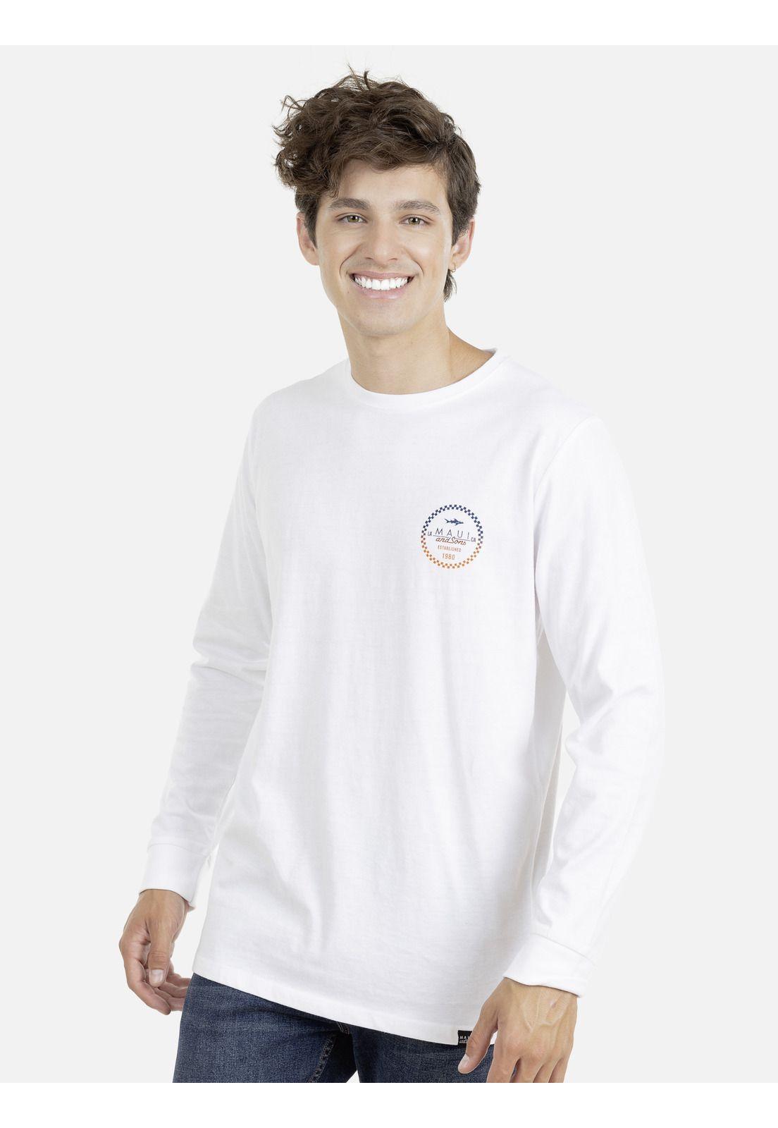 Polera M/L Hombre Maui 5P413-MI21 Blanco-0