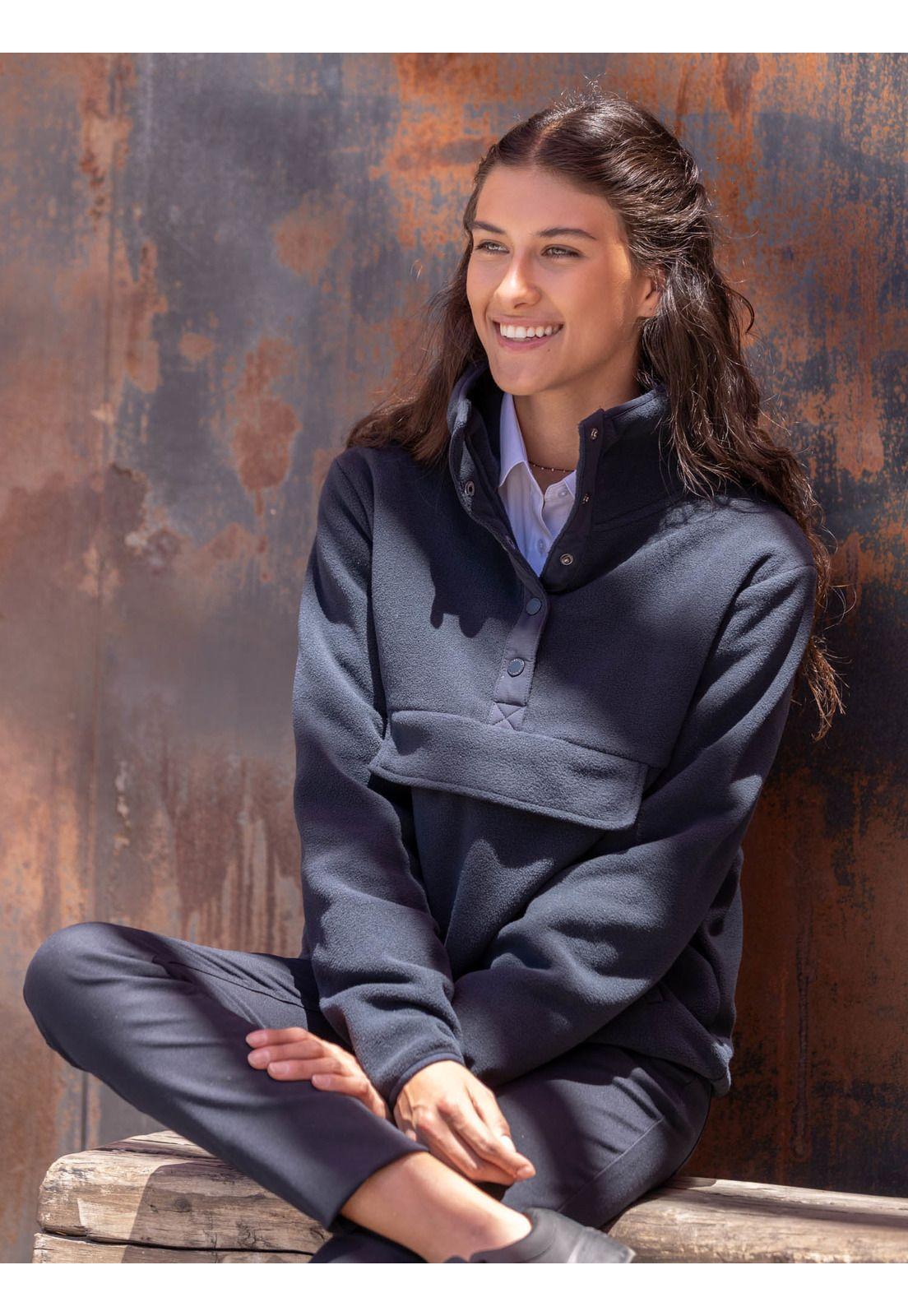 Poleron Escolar Kairos Azul Mujer Maui and sons-0