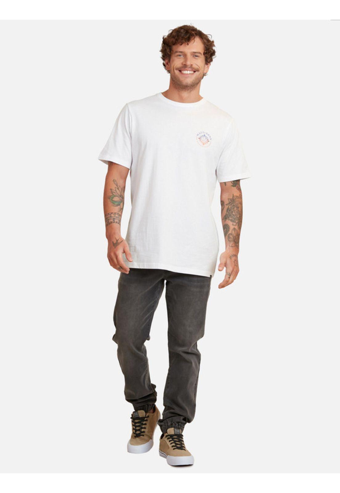 Polera Los Angeles California Tees Organic Hombre Blanco Maui And Sons-3