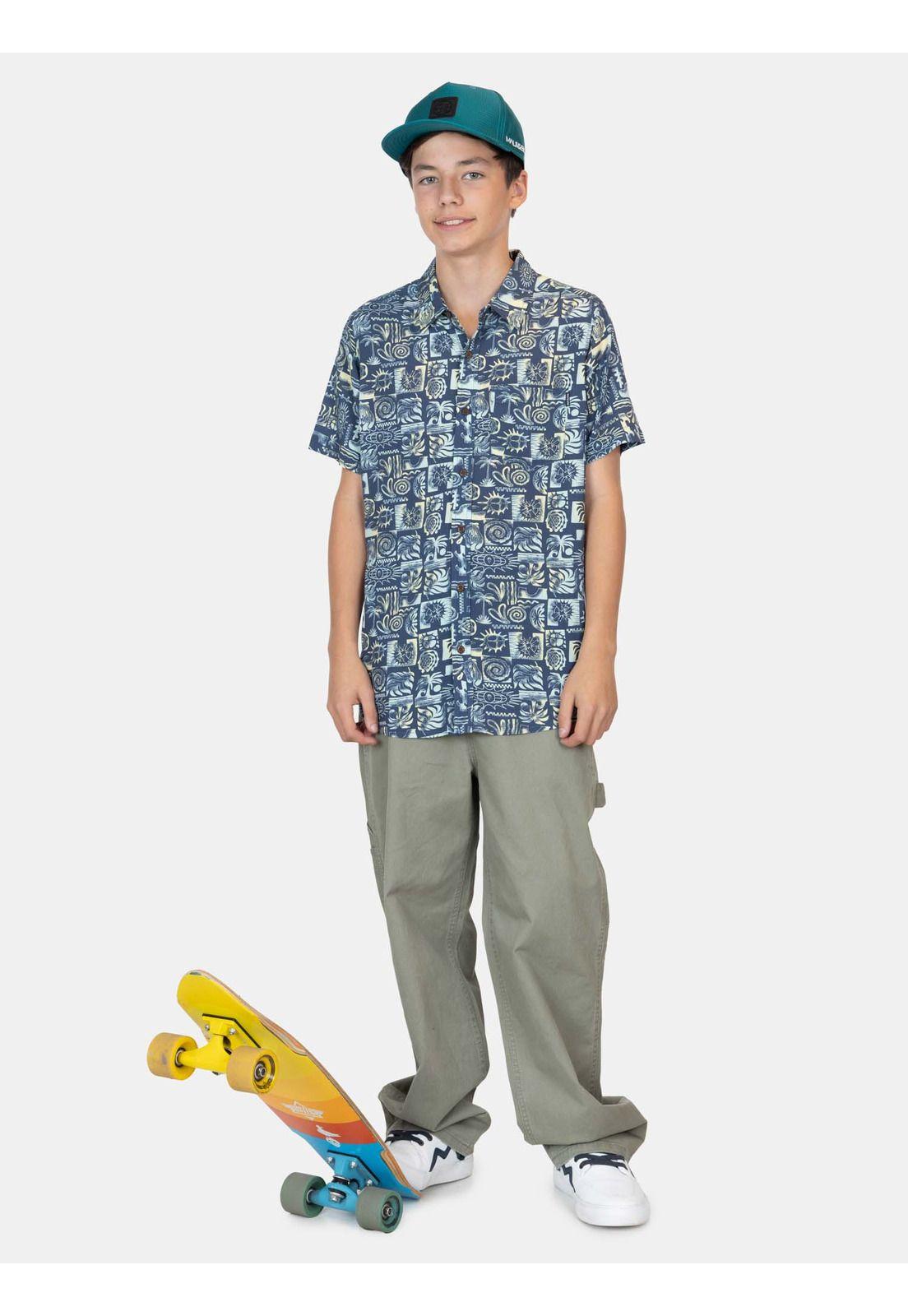 Camisa MC Reevina Multicolor Infantil Maui And Sons-3