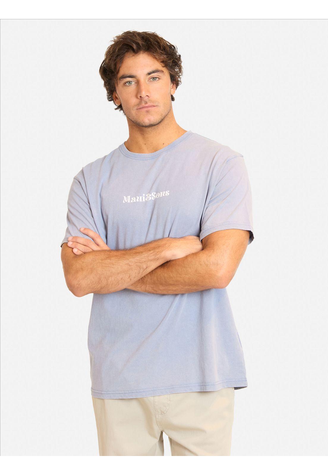 Polera MC Doco Morado Hombre Maui And Sons-0