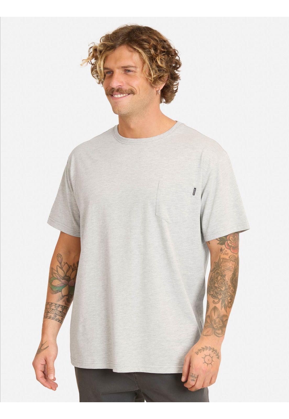 Polera MC Pazika Gris Hombre Maui And Sons-0