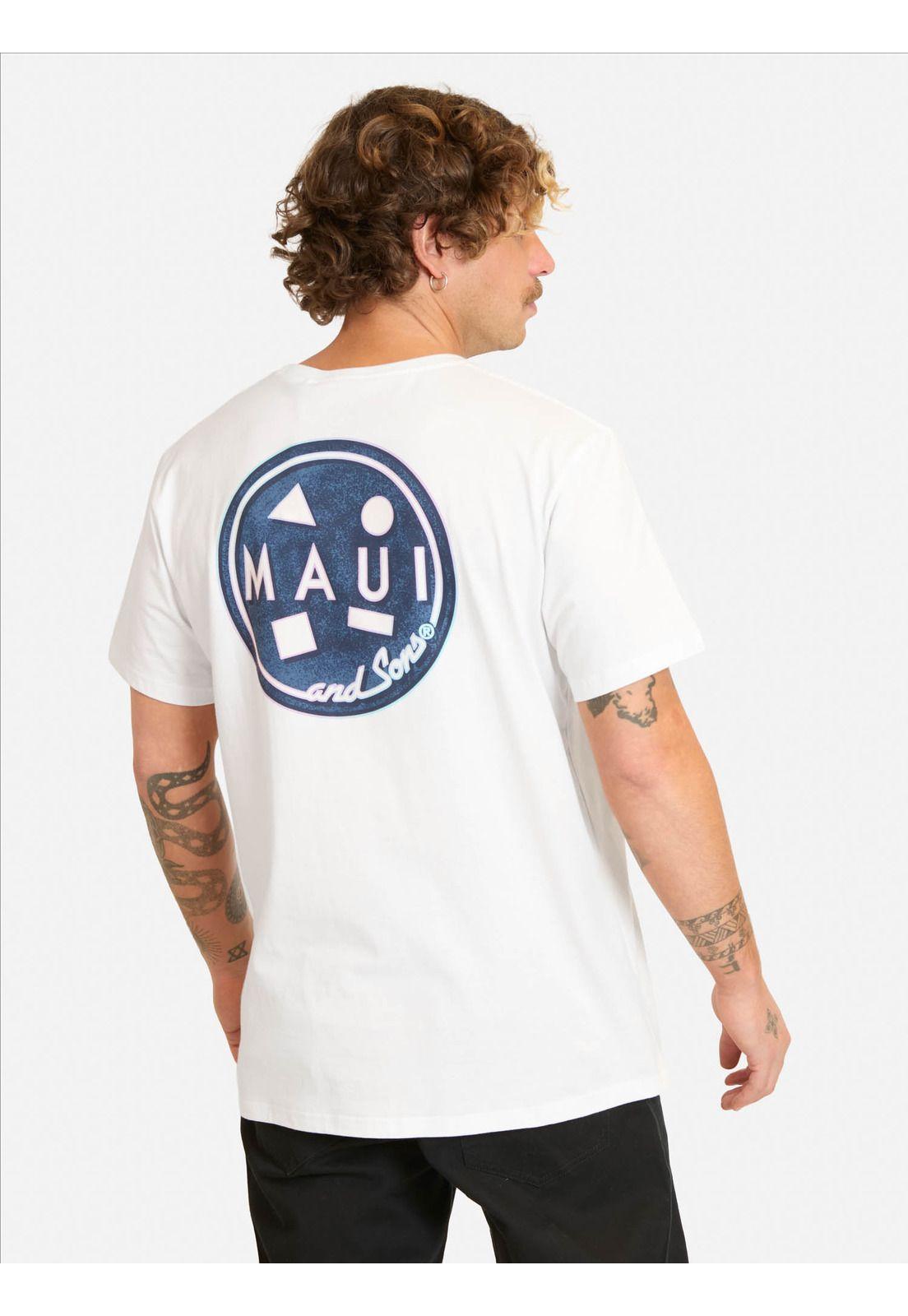 Polera MC Rexoloft Blanco Hombre Maui And Sons-1