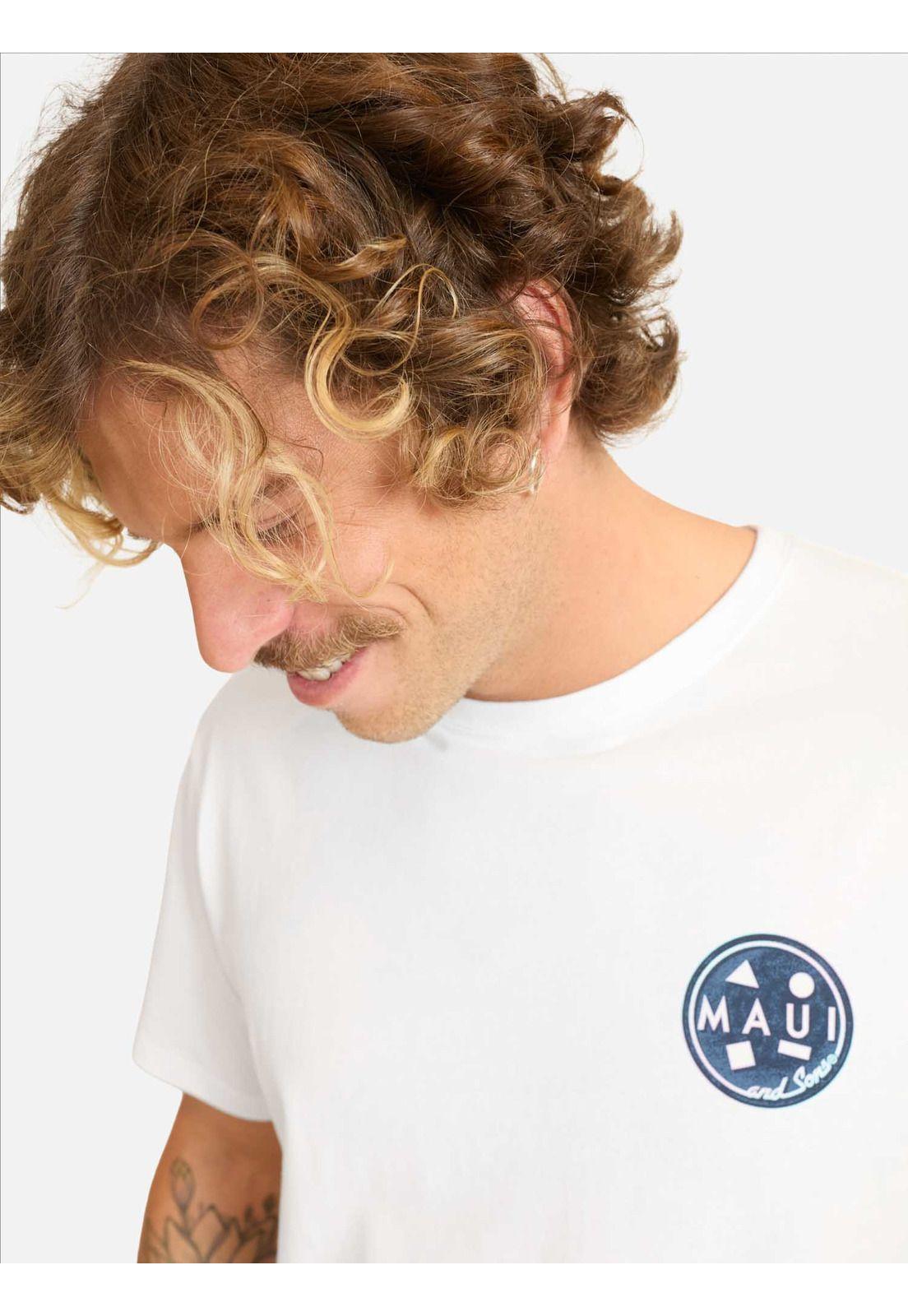 Polera MC Rexoloft Blanco Hombre Maui And Sons-2